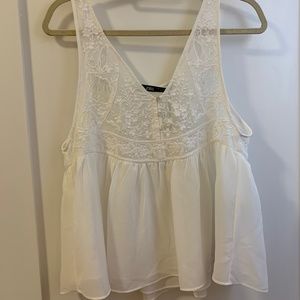 Zara Embroidered Tank Top